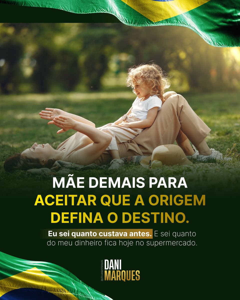 soudanimarques's tweet photo. Ser mãe muda tudo. Muda a forma como você olha pro Brasil, pro futuro, pra segurança, educação, oportunidades.

O @flaviobolsonaro é alguém que entende esse sentimento, ele sente essa mesma preocupação, porque é pai. E quer levar o Brasil pra esse lugar onde nossos filhos possam voltar a sonhar de novo. 🇧🇷