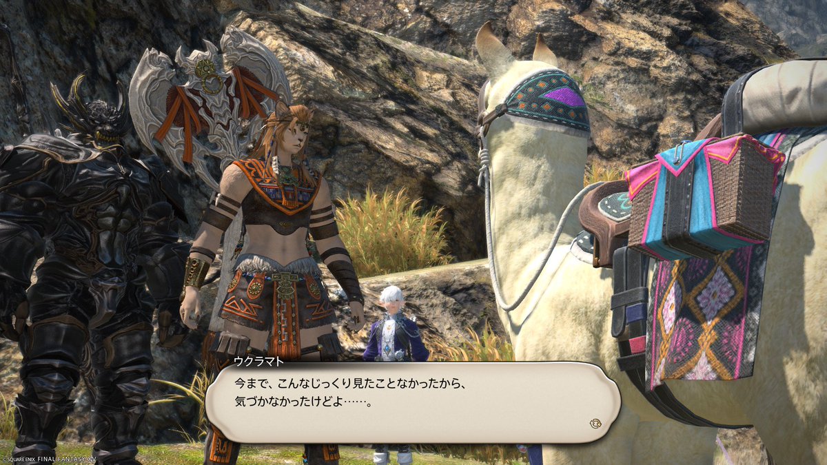 hydrangea_nt's tweet photo. 解凍したリテイナーからオーディーン装備出てきたから着てみた。気分はゴルベーザ🌚 https://t.co/FptkBu6f53