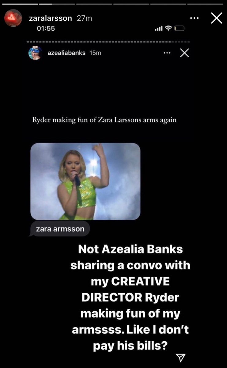 BOTTLEBLONDEZ's tweet photo. Thinking about when Zara Larsson Fired her Creative Director over instagram stories…. https://t.co/DhtzH9HHcb