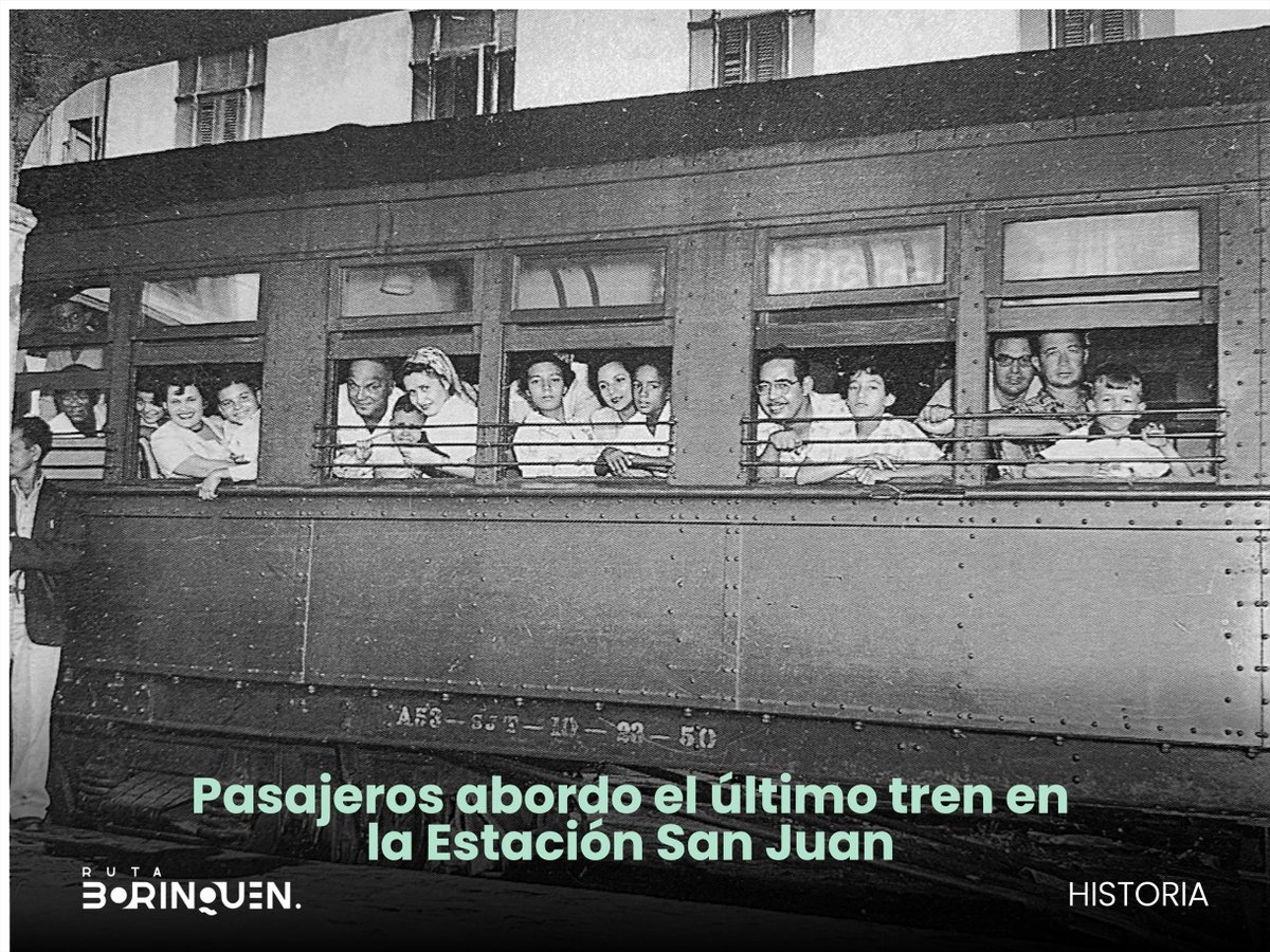 RutaBorinquen's tweet photo. 📰 Hace 73 años salieron los últimos trenes del ferrocarril desde San Juan y Ponce #MartesDeMemoria

🚂 Aunque no fue el último viaje de trenes en Puerto Rico, la conclusión del servicio público entre nuestras ciudades principales marcó un hito en la memoria colectiva. https://t.co/JOuQyb0duP