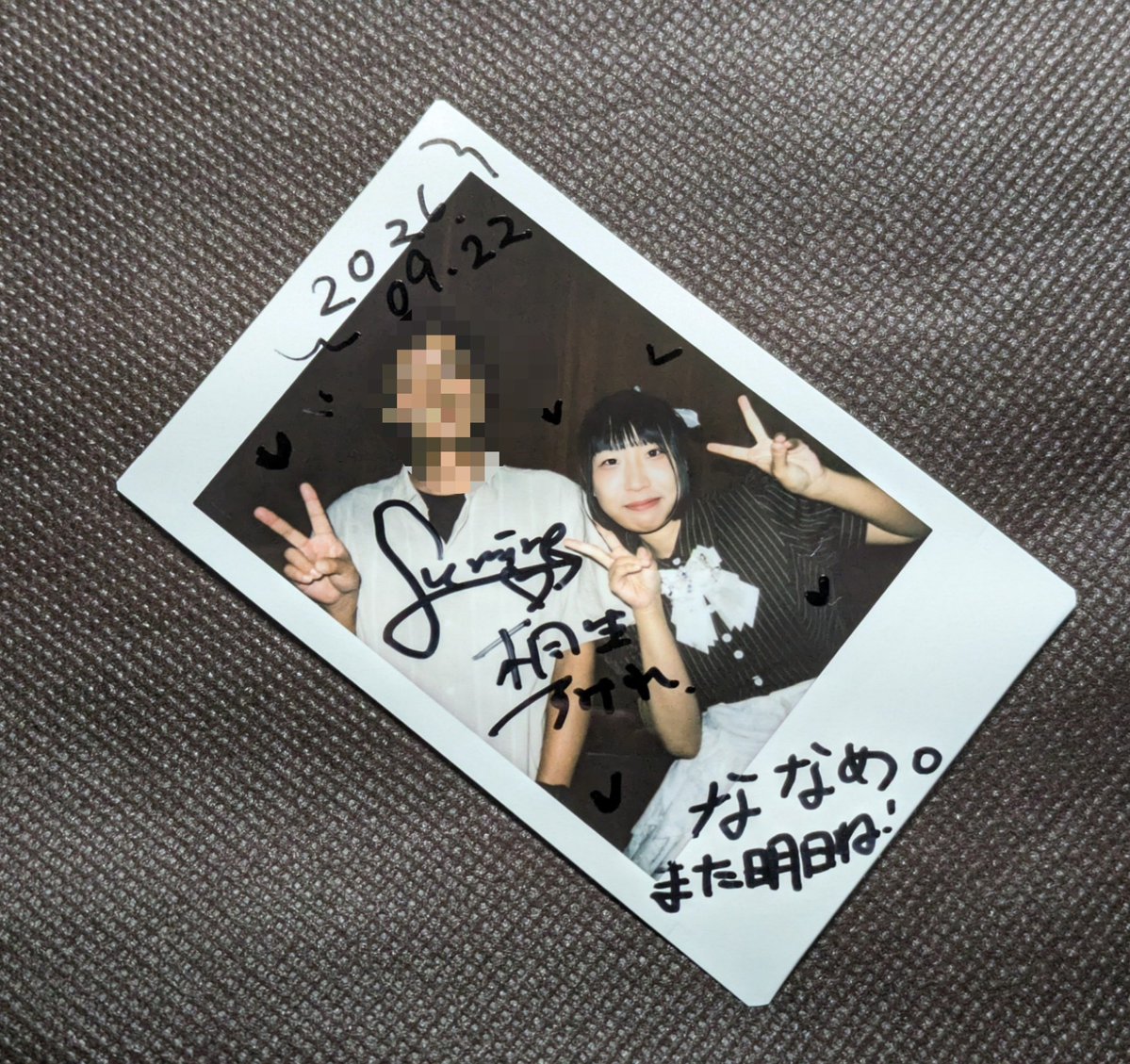 dosat84er's tweet photo. 26.9.22 新栄シャングリラ 

色んなチェキを撮ったとです。
ナナメ↘チェキ意外といいかも

#刹那のセピア
#せつぴあ https://t.co/XphbRBAFdD