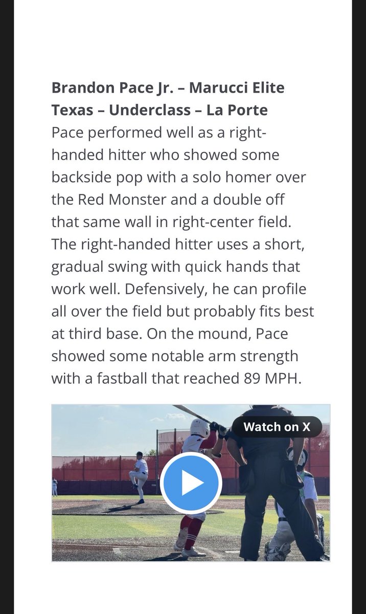BJPACE2028's tweet photo. Thank you @DustinLMcComas for the write up! Had a great tournament in Melissa. Let’s get ready for Florida 💪! @kyle_holle @adamdunn_44 @chris_schultea @RecruitMETx https://t.co/DbHCHdYCGu