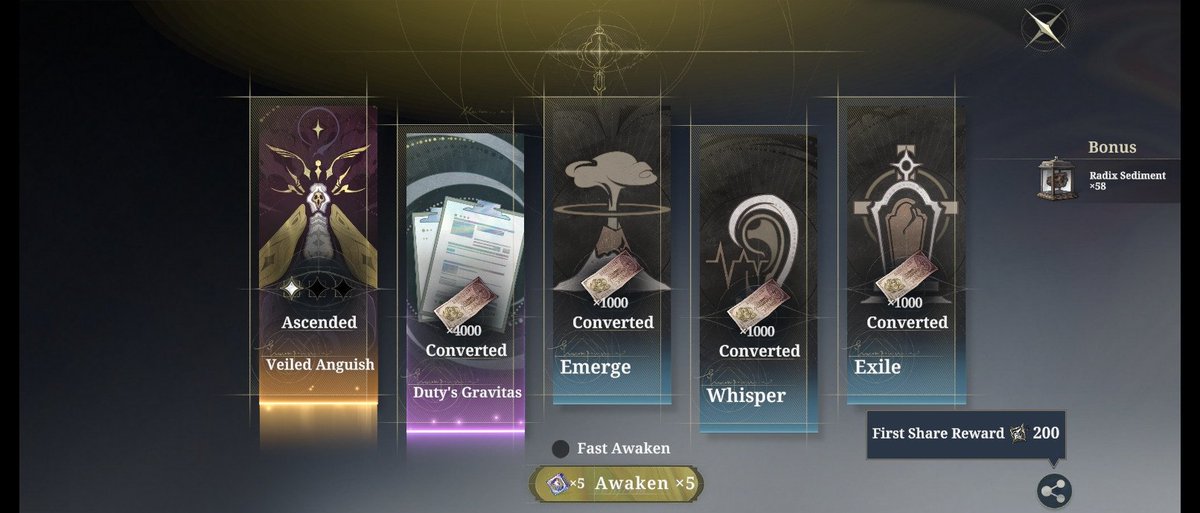 freya_yuki's tweet photo. Results of pulls on the Kaleido Recollections: Astral Reign Walks of All Life Awakening banner:
Veiled Anguish (#Clementine's Wheel of Destiny), Flamebound Navigator (#Corposant's Wheel of Destiny)
#Morimens https://t.co/qgL0sd5F9U