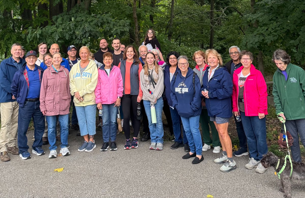 ParmaHts's tweet photo. Another year of Move with the Mayor is in the books! 👟Thanks to all who joined Mayor Marie Gallo on the road to becoming a fitter, healthier, @ParmaHts! The senior stars were out in style. Well done! 👏🏻#FitnessWalking #MoveWithTheMayor
#CommunityGrowsHere https://t.co/BXVHlhDPlz