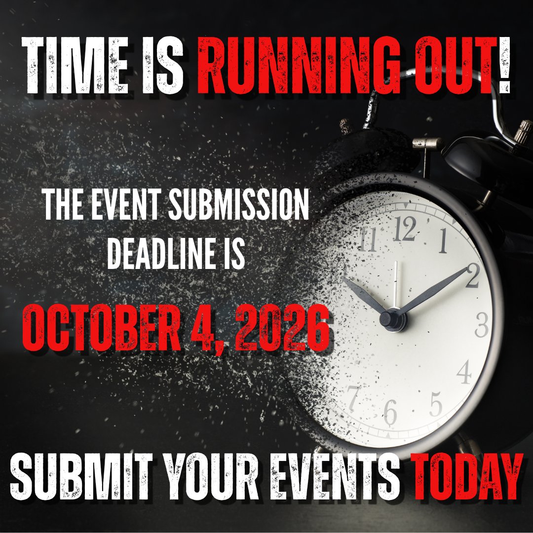 HMGS_Inc's tweet photo. GM ALERT — #fallin2026 event submissions close Oct 4. Less than 2 weeks remain. If you’re running a game, submit now to help our Event Staff avoid a last‑minute crunch. Build buzz early—share your game for #sneakpeeksunday before Event Registration opens on 10/16. Lock in now! https://t.co/1oadjbOOZZ