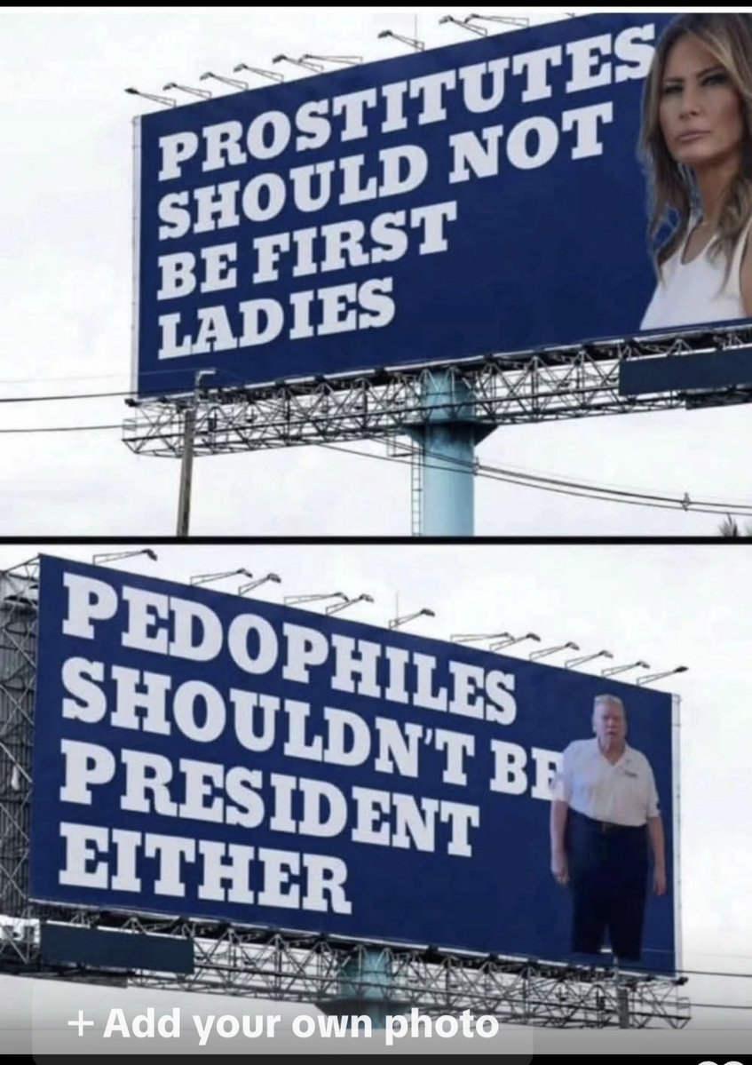 shortsantucci's tweet photo. @Buckeyefanohio7 Voting for a Pedo and a Prostitute  is wierd..but hey do you...I hear birds of a feather flock together 🤣🤣 https://t.co/AKddY72QDh