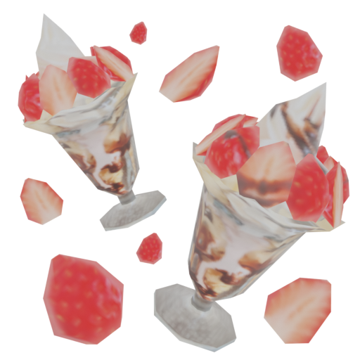 nemuina__zzZ's tweet photo. ローポリいちごパフェ
可愛すぎる！！！

#lowpoly #blender https://t.co/ExKrewXgAF
