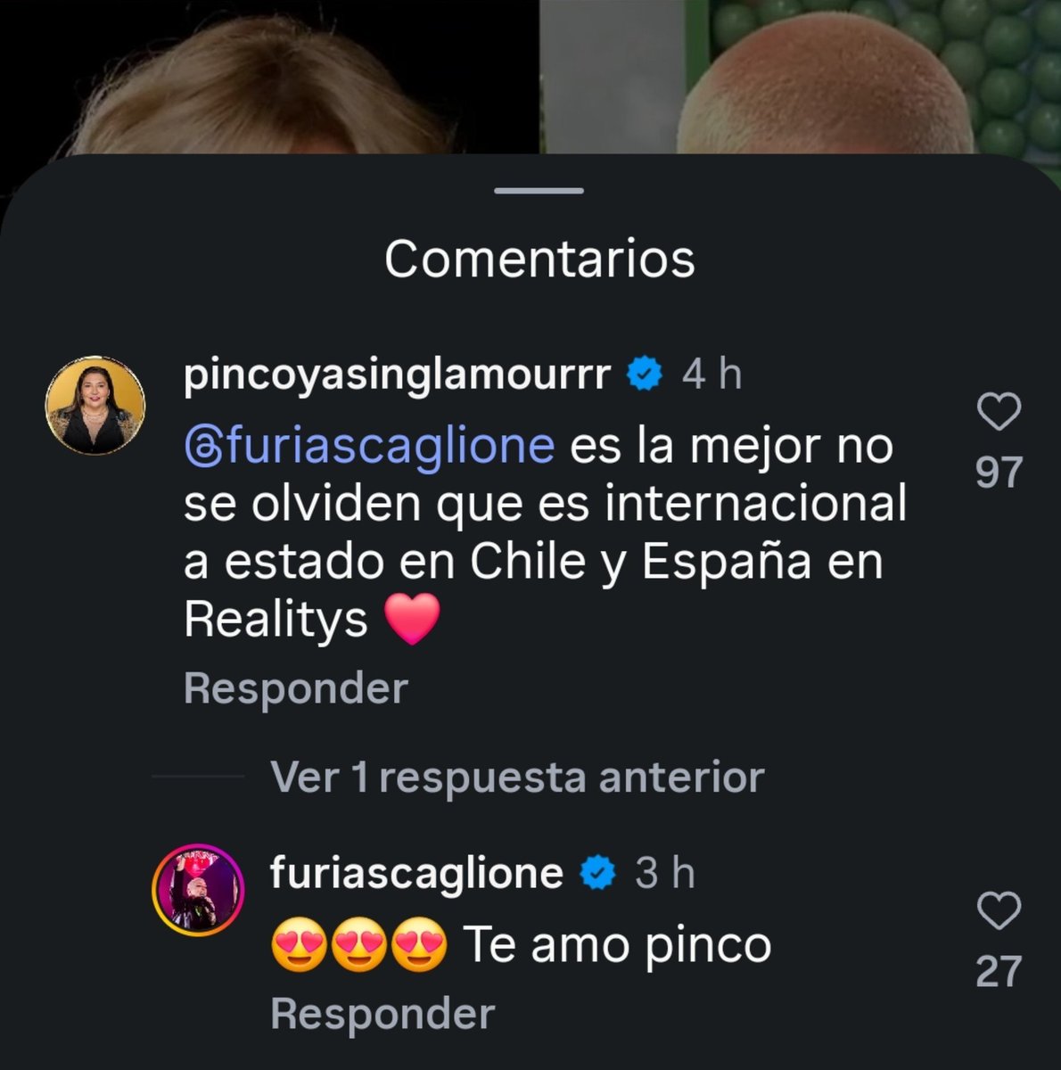MariGa330216's tweet photo. Pincoya defendiendo a Furia en IG .

Madres del show ! https://t.co/5y7jVA9Rut