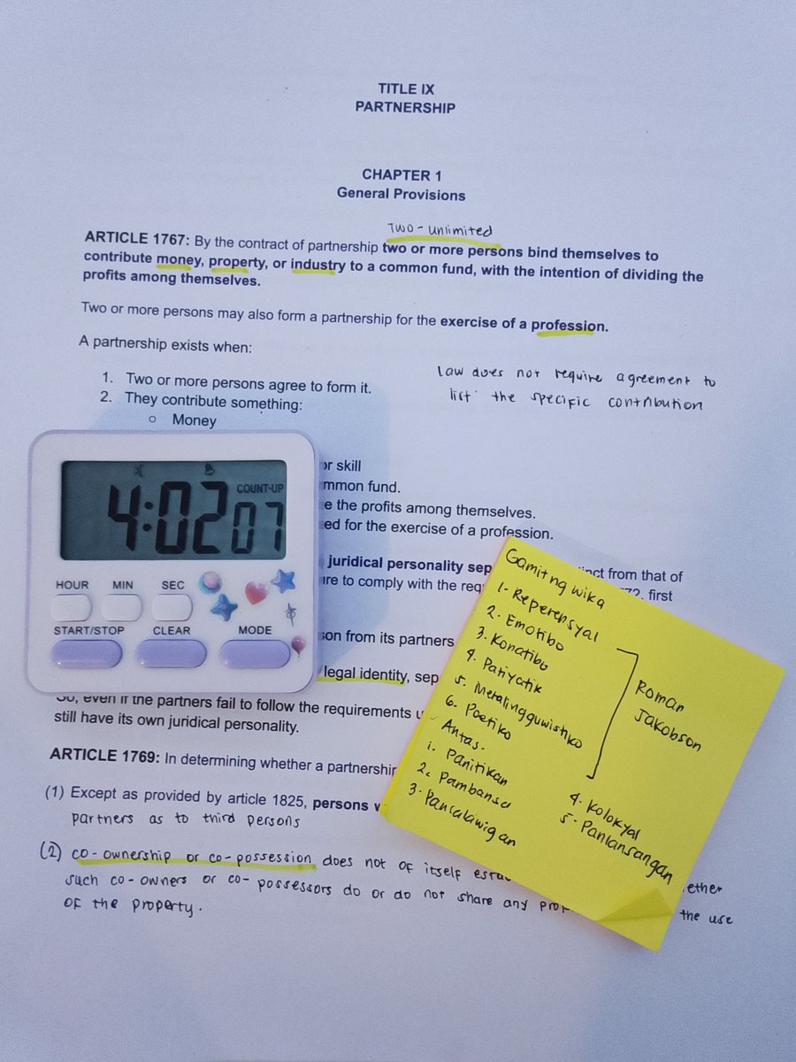 mistcellaneous's tweet photo. 09.22.26 
— 4hrs &amp; 02mins. 

mist study logs ⋆౨ৎ˚⟡˖ ࣪

➵ finished until art. 1824 – only three articles left. 
➵ reviewed two lessons in fililipino for prelims tomorrow
➵ PROCRASTINATED A LOT. 

#studytwt https://t.co/LQPLfBzgRP