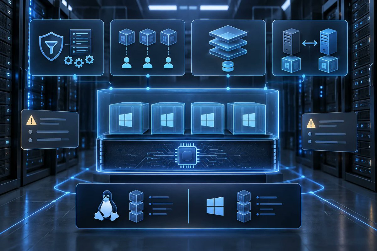 windowsforum's tweet photo. 🐳 Windows Server containers can bridge supported build mismatches with Hyper-V—but process isolation still has a wishlist of Linux-style basics. Four GitHub requests; zero shipped features.
https://t.co/WGSQXebbD6
#WindowsServer #WindowsContainers #Containerd #GithubIssues https://t.co/GE6ihey4dI