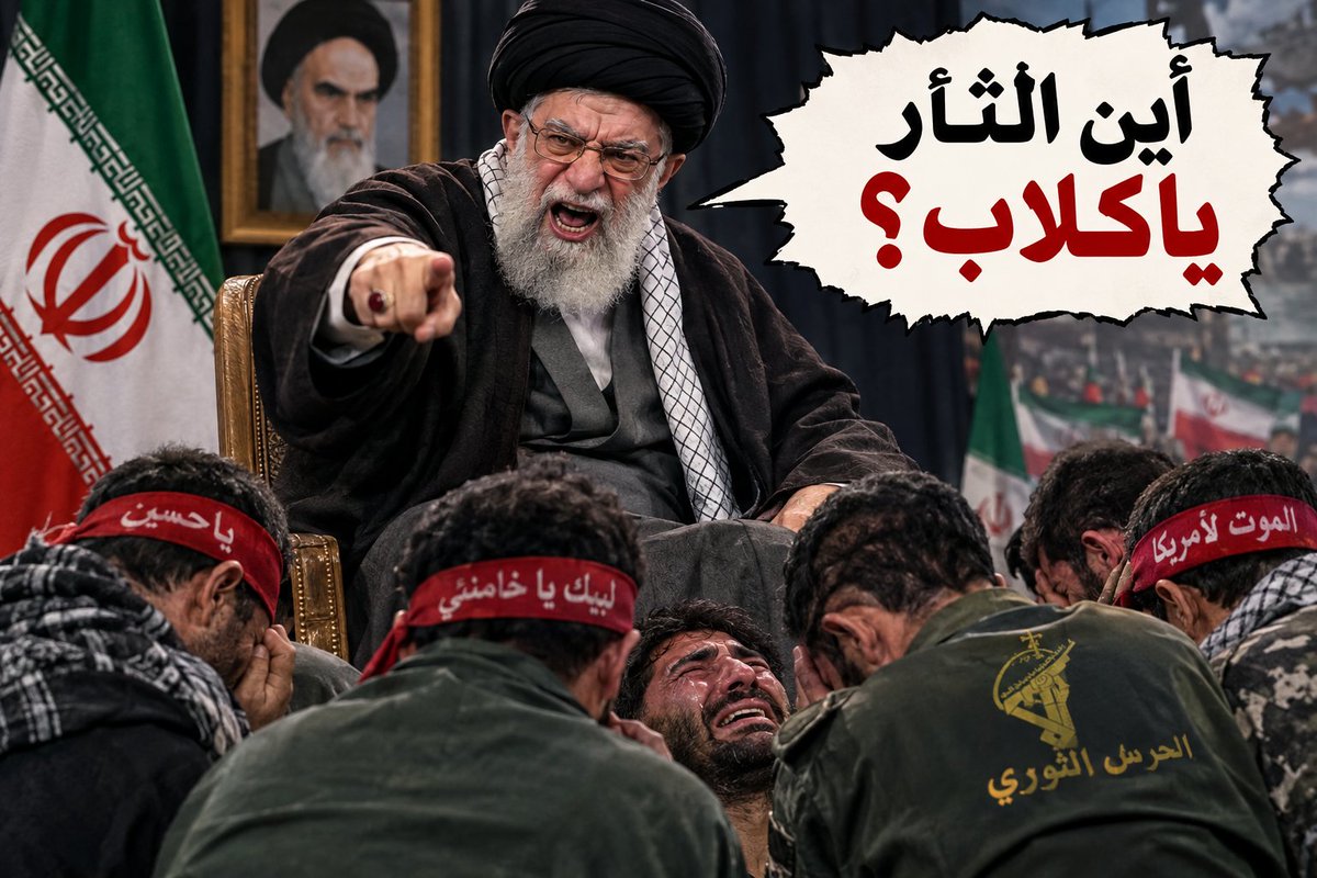 a2q1z3's tweet photo. @mosavimajd313 جابوا أكبر رأس في بداية الحرب 
كمان يمكن يجيوا رقم سروالك البني الي كان لونه ابيض https://t.co/rqqhBwRdtR