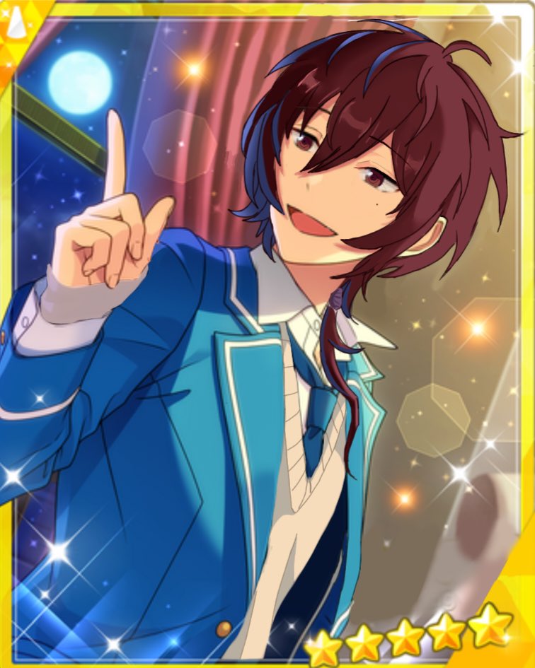 nhizzx's tweet photo. I found an old card edit of my enstars oc https://t.co/o0jAJYO41Q