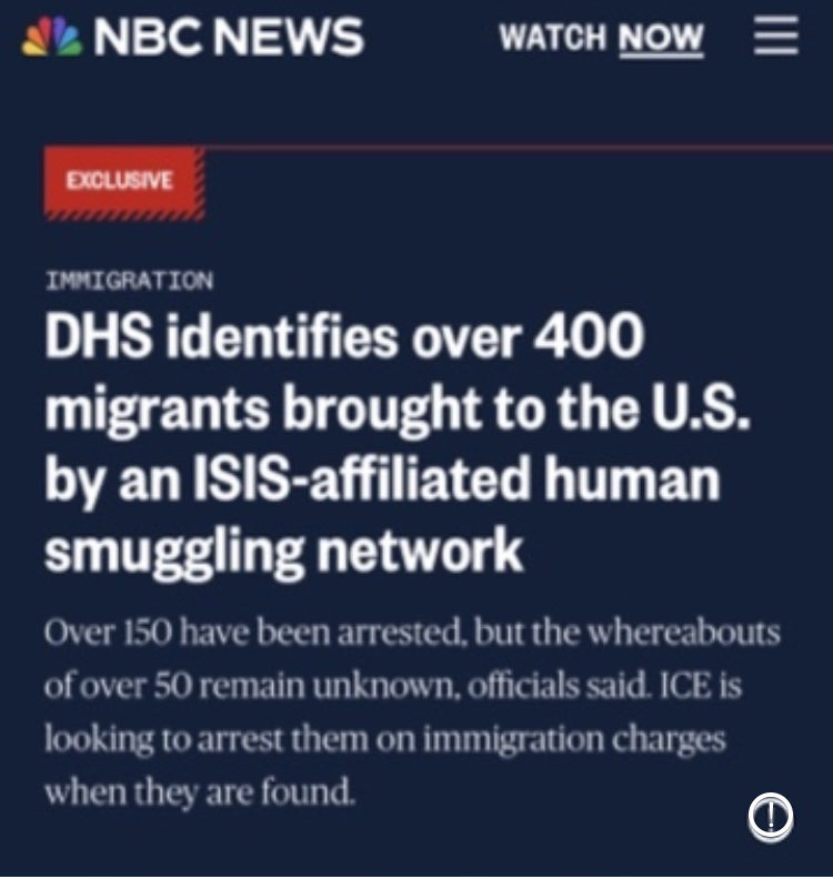 _GeauxTigers_'s tweet photo. @Heccles94 I like how u say someone is delusional then run. It’s fact left let in millions of illegals. Some good &amp; some child predators, criminals, &amp; killers from multiple countries. https://t.co/NDPA5IaYZX
