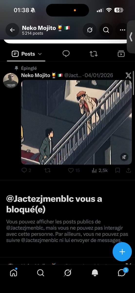 Khnoufeur's tweet photo. En appel avec mon pote il m’a bloqué https://t.co/gRCjWZtswY