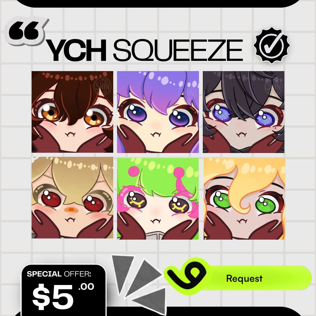 ShinLeeto's tweet photo. Prices are back to normal! ✨

But no worries, my commission for this YCH squeeze are still open with limited slot 🫣❤️

Links in the comment section 🫶

#vgen #commissiongg #commission #artcoms #artmoots https://t.co/q2oDKnpXDq