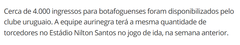 gabrielamaralll's tweet photo. Sobre a confusão dos visitantes na Libertadores, um breve histórico.

Regulamento mudou em 2024. Antes, eram 2 mil visitantes obrigatórios. Mais do que isso, só com acordo entre os dois times.

Após 2024, entra no regulamento a obrigatoriedade de dar 4000 ingressos para os visitantes.

2024:
River x Atlético: 4000 ingressos disponíveis pra cada um. River esgotou na Arena MRV. Foram 3000 atleticanos para o Monumental.

Botafogo x Penarol: 4000 ingressos disponíveis pra cada visitante. Uruguaios esgotaram no RJ. Botafoguenses nao esgotaram, mas houve troca de local e muita ameaça de confusão por conta dos torcedores do Penarol presos no Rio.

2025:
Flamengo x Racing: 4000 ingressos disponíveis pra cada visitante. Flamenguistas compraram cerca de 2800 e os argentinos esgotaram os 4000 do Maracanã.

Palmeiras x LDU: 2000 ingressos disponíveis pra cada visitante. Devido a baixa procura, as equipes fizeram acordo de não dar os 4000 obrigatórios do regulamento. Apenas 600 ingressos vendidos para palmeirenses em Quito, e cerca de 1000 equatorianos foram para o Allianz.

Ou seja, desde a mudança de regulamento, todo mundo cumpriu certinho o regulamento. Esse ano, o Estudiantes vai adaptar o estádio pra receber e cumprir o regulamento. Palmeiras terá que fazer o mesmo.