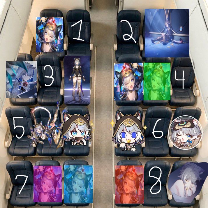 ciphersplaytoy's tweet photo. You're on a 20 hour flight, which seat are you picking? https://t.co/MFuzrwE5KE