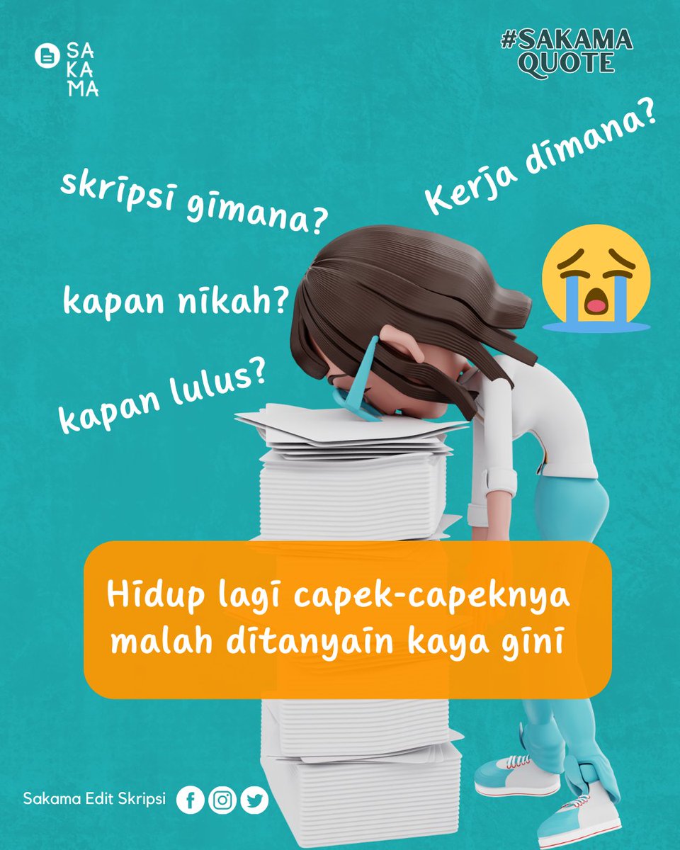 sakamaedit's tweet photo. Selamat Pagi!! yg mau joki/jasa: - rapihin skripsi tesis  makalah proposal, nomor halaman - daftar isi gambar tabel lampiran - ppt sidang sempro, semhas – pisah file repositori - WA https://t.co/heKJR0QXW3
#zonauang https://t.co/kYASaRmisB