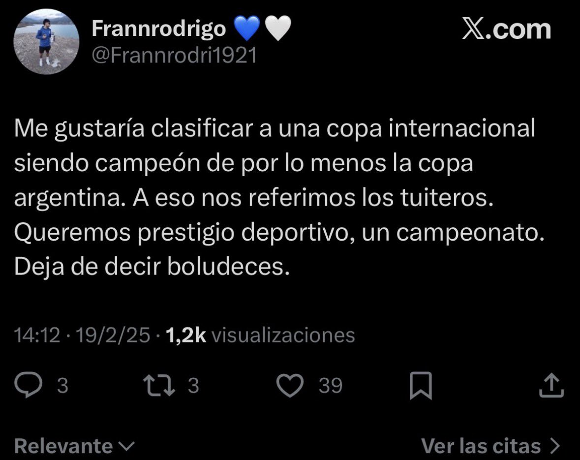 AlestcsirOK's tweet photo. @golesbodegue @Frannrodri1921 Pero si es el mismo que una vez dijo esto y cuando lo descansaron también salió con que nadie entendía lo que dice, está todo gaga el gordo y vos peor que te reís, con que cara hablan de prestigio https://t.co/eZHMmpV0fq