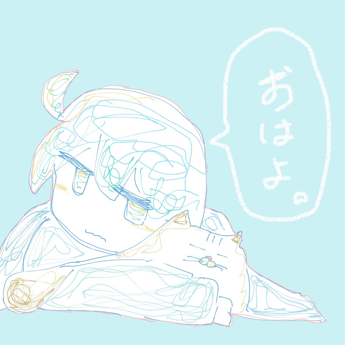 toronegi_fish's tweet photo. #イラスト  #朝活 https://t.co/hX2rOjEJQi