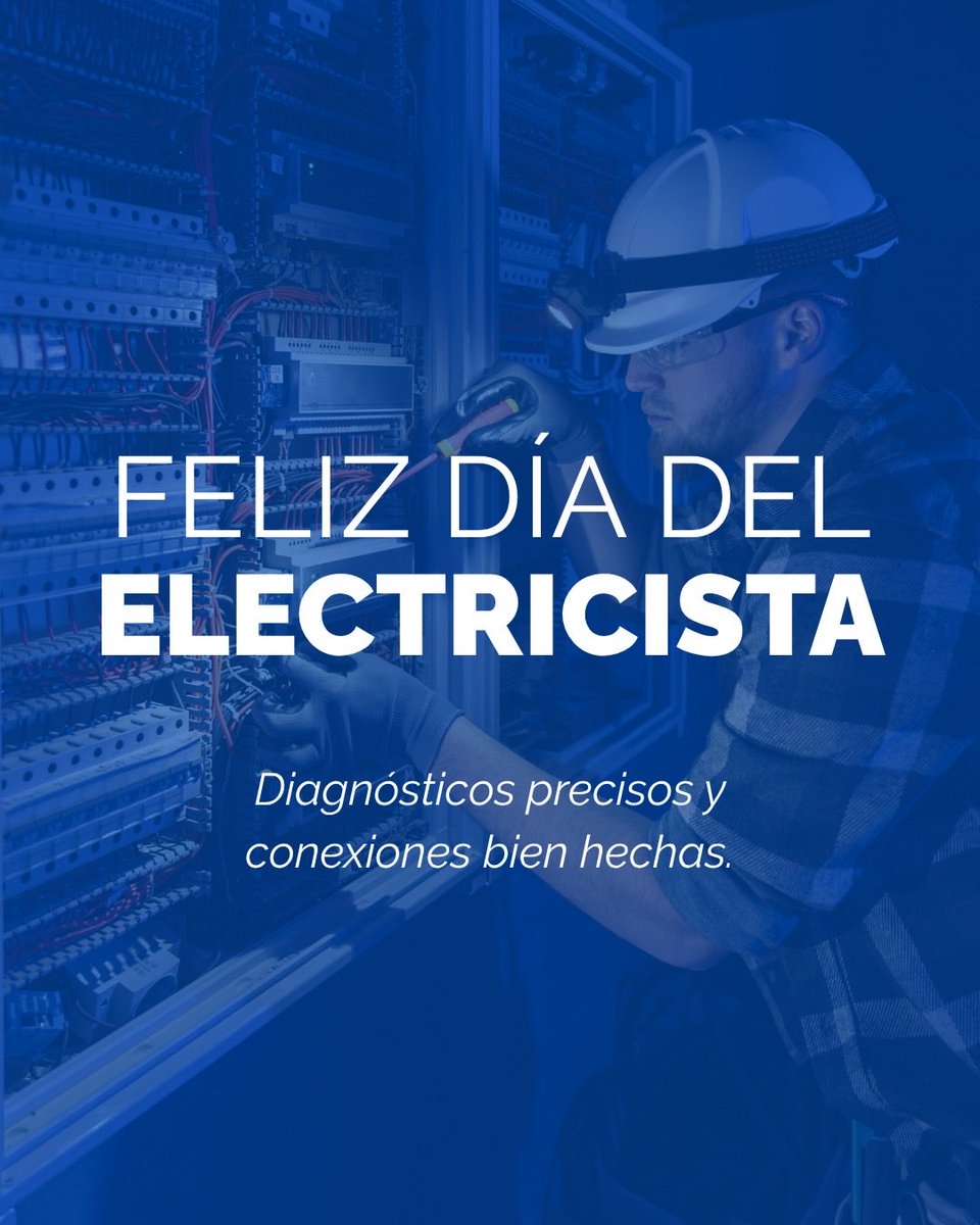 PICARLLC's tweet photo. ¡Feliz #DíaDelElectricista!

Desde calibrar tableros hasta sincronizar plantas de energía, ingenieros y técnicos aseguran que la corriente fluya con seguridad. Gracias por su trabajo meticuloso. Colaboremos en tu próximo proyecto industrial. ¡Contáctanos! #IngenieriaElectrica https://t.co/RLHMr6fEk6