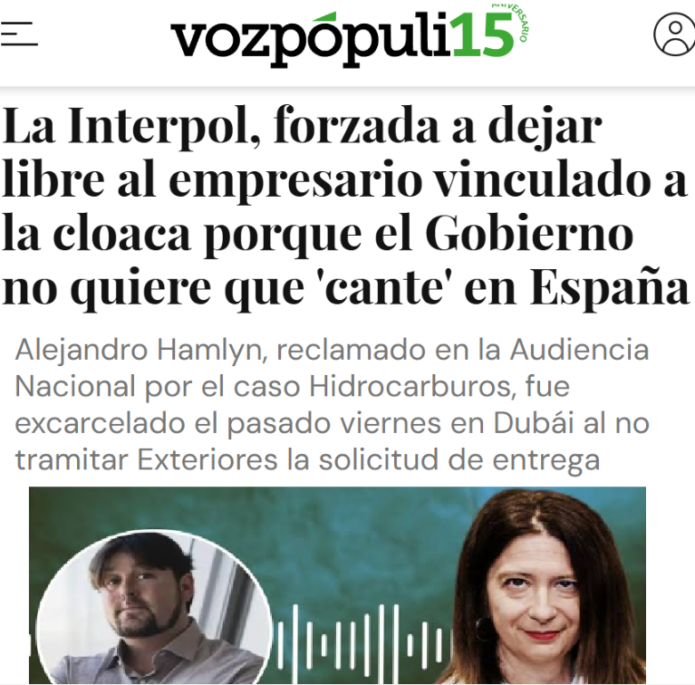 CCivicaCatalana's tweet photo. Vaya por Dios.

El amiguete de Leire en las cloacas del PSOE, en búsqueda y captura por la Audiencia Nacional, localizado y encarcelado en Dubai, lo han tenido que liberar.

Resulta que al gobierno del PSOE se le ha "olvidado" pedir la entrega a España.

Casualidades progresistas https://t.co/aM0pahqlHQ