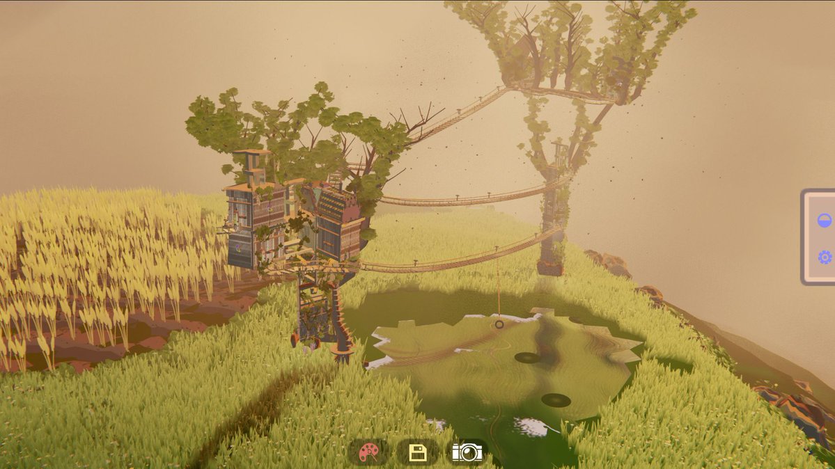 coffeevideogame's tweet photo. Field ponds!. Still quite rough, but what's neat is the ground mesh is never actually altered. Instead an sdf to mask from the pond system pushes or pulls the ground shader, and we get a sunken pond without the fuss.
#madewithunity #indiegames #gamedevs #indiedevs #treehouse https://t.co/0Oy3bmWA04