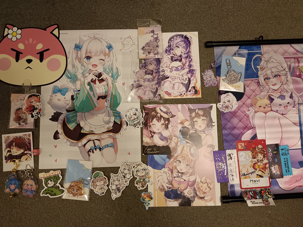 navi_lo82's tweet photo. My #VeXpo2026 haul! Couldn't resist! #γͺγΎγγγΏ @kawaiipony2 #MemElia @NT_Dann @Doodlenab @Denaryin @hevve_chan @Pota_ken https://t.co/FG2LNQWdpV