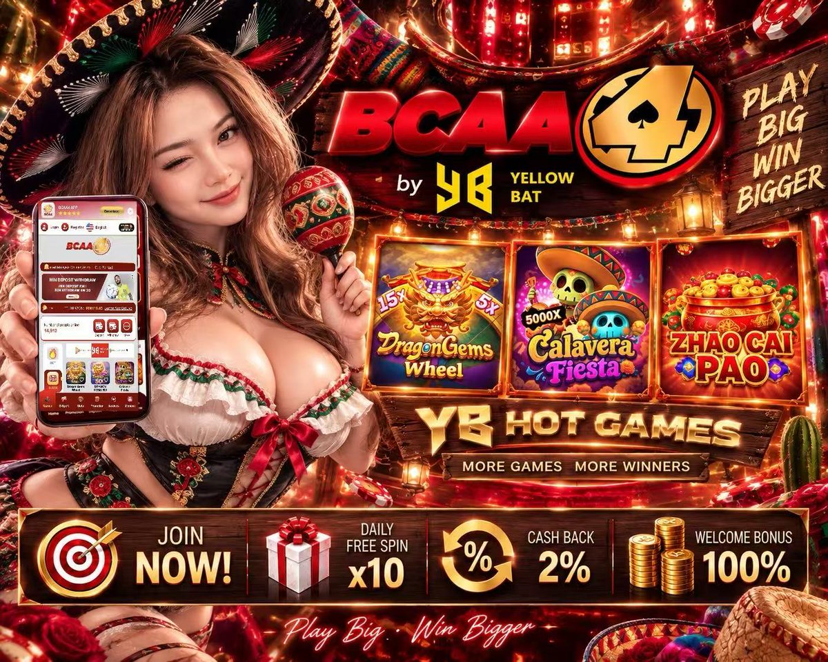 bcaa4_vip's tweet photo. 🔥YELLOW BAT GAMING HOT GAME🔥  

💸 Peluang menang sedang tinggi! 
🔥Sertai sekarang dan buru kemenangan anda!  
💰 Jackpot menanti pemain yang bertuah! 🍀

  🔗 Link： https://t.co/Xiw6s2I2Wp     
🔍 Google ：BCAA4 https://t.co/ZT1pYuaDru