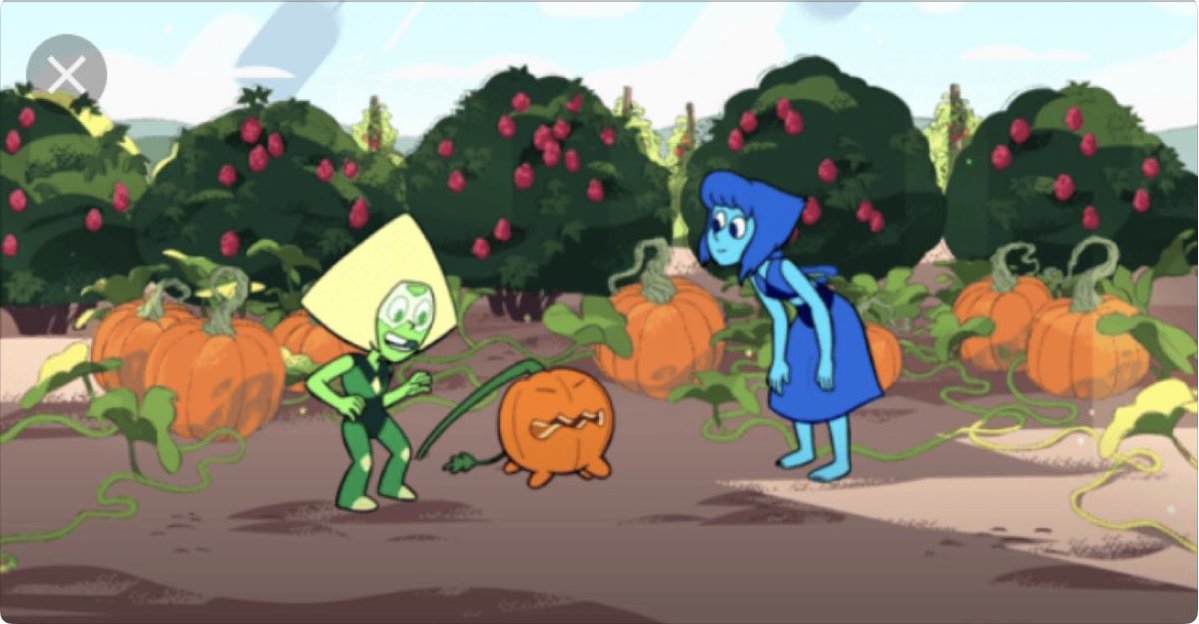 davidmarchie's tweet photo. Peridot and Lapis got pumpkin for the #firstdayoffall. πΈπΉβοΈ #stevenuniverse #firstdayofautumn https://t.co/zGOHaPIVQX