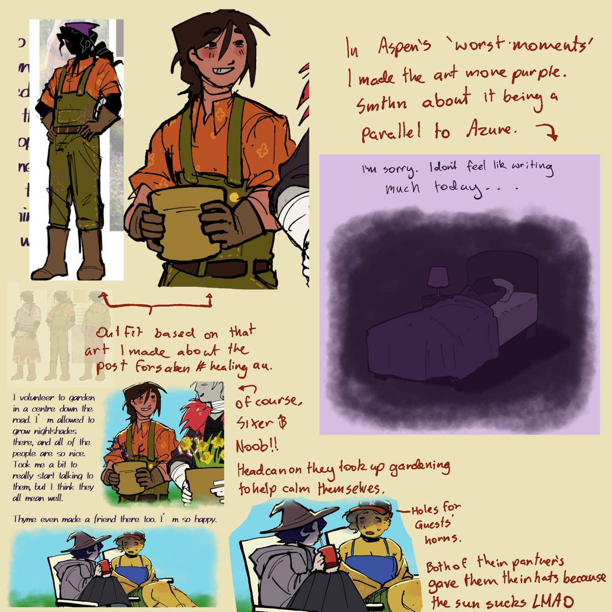 Maybemeidk29121's tweet photo. Just some details and info about the Excommunicated comic forsaken au (trademark) https://t.co/PE0r7xgZE7