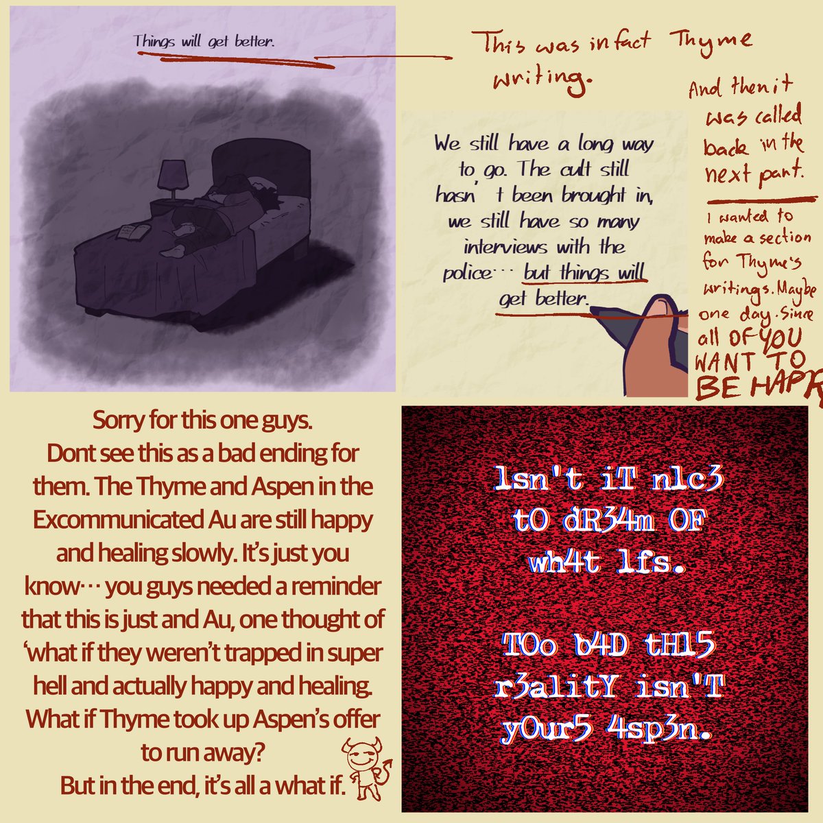 Maybemeidk29121's tweet photo. Just some details and info about the Excommunicated comic forsaken au (trademark) https://t.co/PE0r7xgZE7