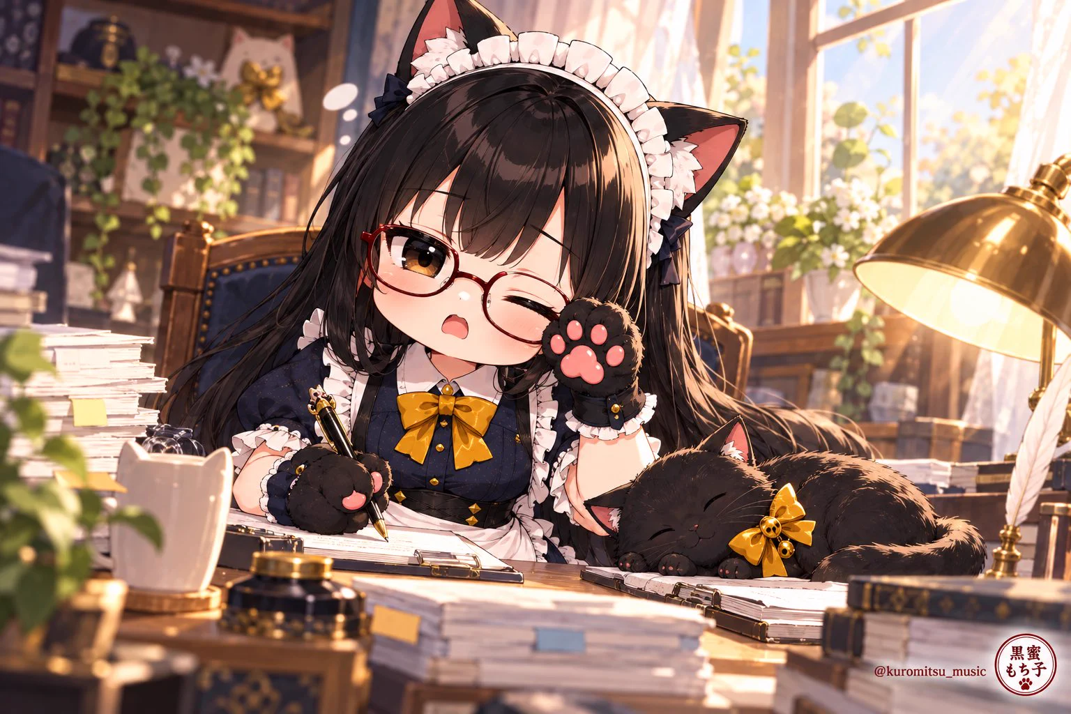 黒蜜もち子 on X: 