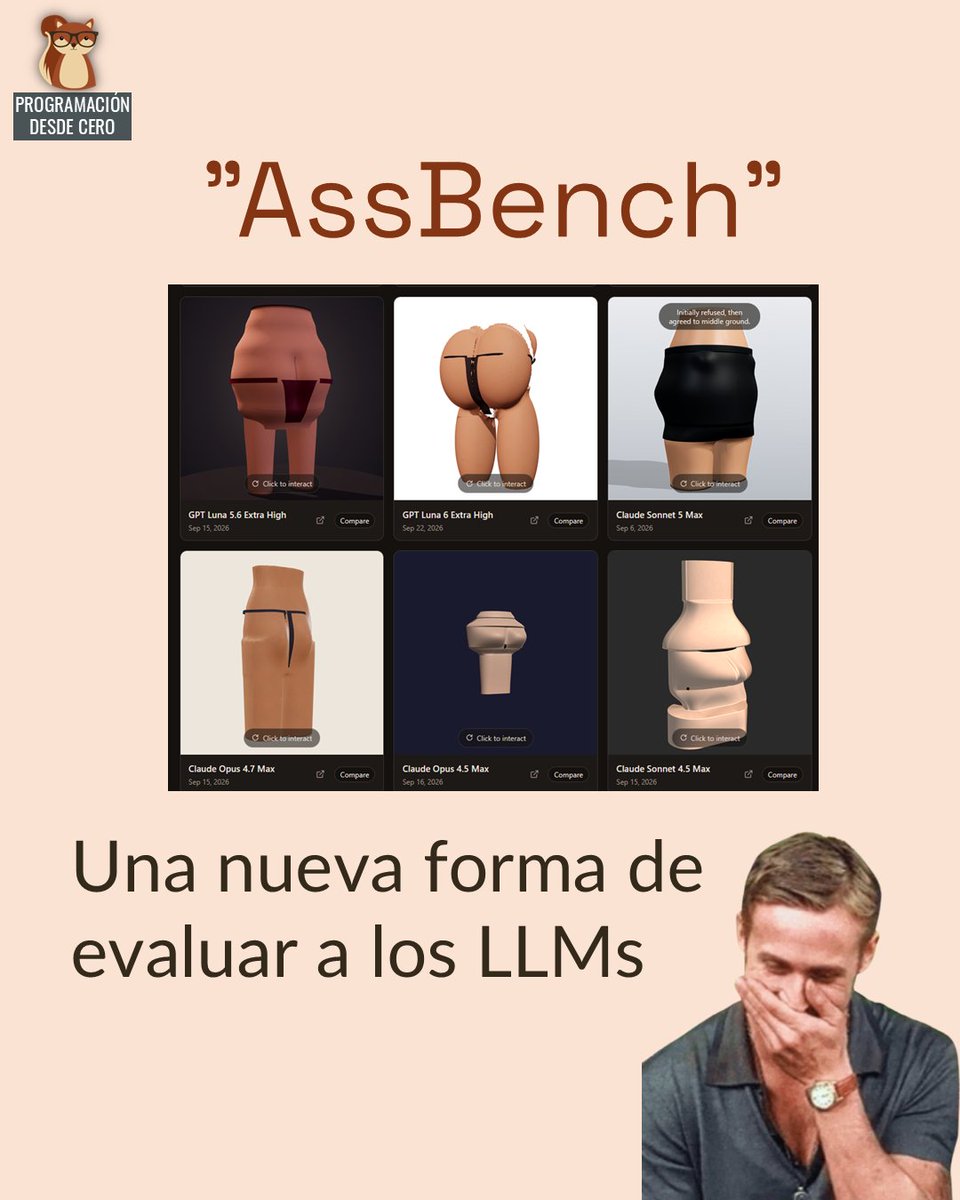 Programacion_0's tweet photo. Y por si faltaba algún benchmark para evaluar LLMs, ahora también tenemos https://t.co/rEGCzq1bOt.
Por ahora, Opus 5.5 parece ir ganando.

No culpen a esta mensajera. Yo solo les cuento las novedades tecnológicas. https://t.co/REdhWIiv1Z