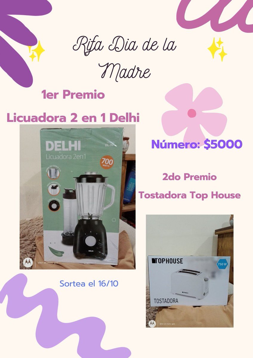 licmilanesa1's tweet photo. Gente estoy pasando una situación económica muy complicada y no tengo laburo.
Estoy haciendo una rifa, si me quieren comprar algun numero desde ya gracias 🙏🏻👇🏻 https://t.co/u4Babr8CLS