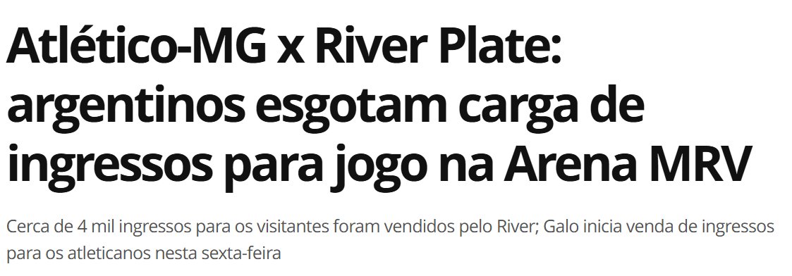 gabrielamaralll's tweet photo. Sobre a confusão dos visitantes na Libertadores, um breve histórico.

Regulamento mudou em 2024. Antes, eram 2 mil visitantes obrigatórios. Mais do que isso, só com acordo entre os dois times.

Após 2024, entra no regulamento a obrigatoriedade de dar 4000 ingressos para os visitantes.

2024:
River x Atlético: 4000 ingressos disponíveis pra cada um. River esgotou na Arena MRV. Foram 3000 atleticanos para o Monumental.

Botafogo x Penarol: 4000 ingressos disponíveis pra cada visitante. Uruguaios esgotaram no RJ. Botafoguenses nao esgotaram, mas houve troca de local e muita ameaça de confusão por conta dos torcedores do Penarol presos no Rio.

2025:
Flamengo x Racing: 4000 ingressos disponíveis pra cada visitante. Flamenguistas compraram cerca de 2800 e os argentinos esgotaram os 4000 do Maracanã.

Palmeiras x LDU: 2000 ingressos disponíveis pra cada visitante. Devido a baixa procura, as equipes fizeram acordo de não dar os 4000 obrigatórios do regulamento. Apenas 600 ingressos vendidos para palmeirenses em Quito, e cerca de 1000 equatorianos foram para o Allianz.

Ou seja, desde a mudança de regulamento, todo mundo cumpriu certinho o regulamento. Esse ano, o Estudiantes vai adaptar o estádio pra receber e cumprir o regulamento. Palmeiras terá que fazer o mesmo.