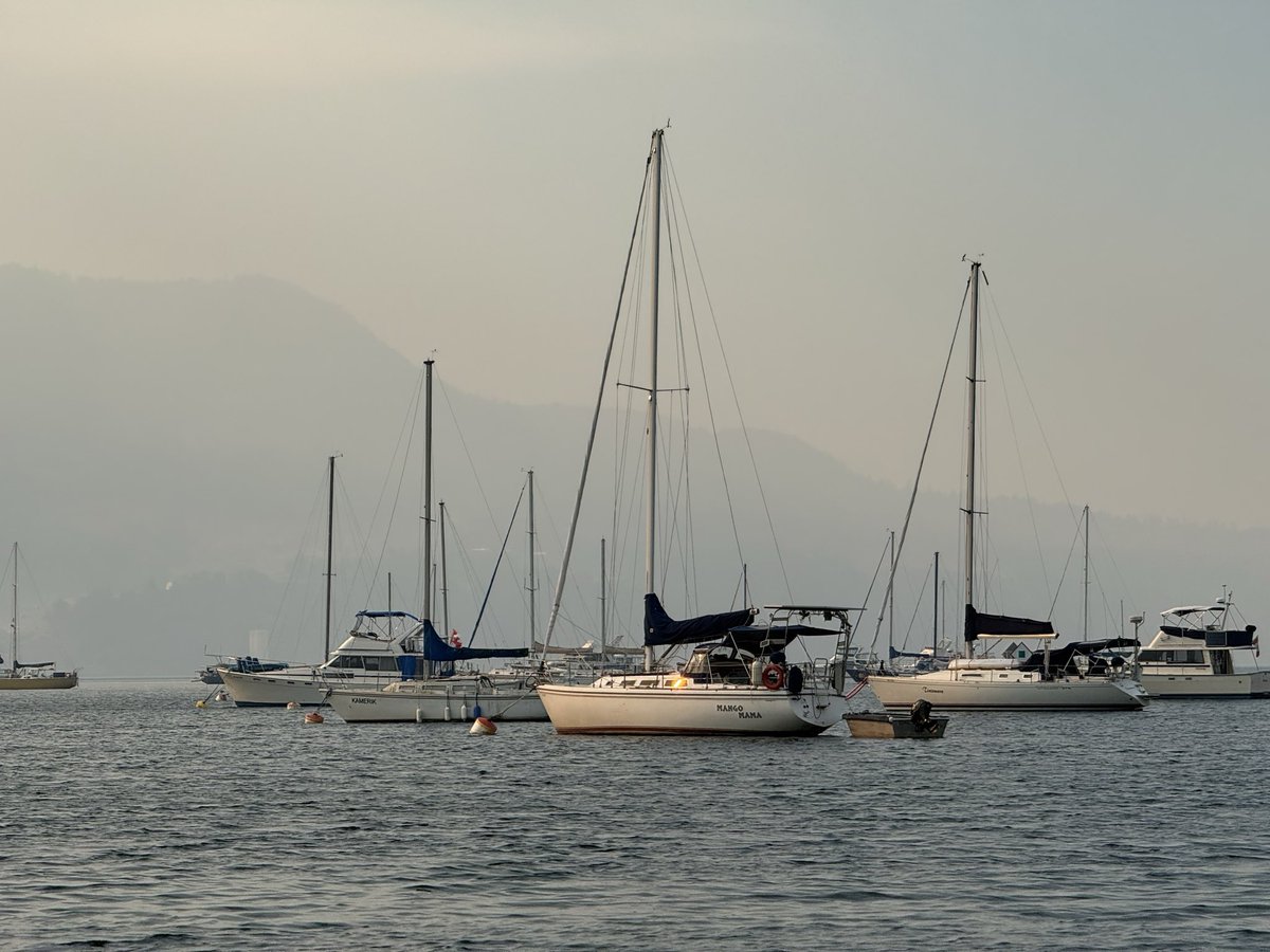 katzpix's tweet photo. Crazy smoke rolls in quickly over Saanich inlet from the Mt Jack fire. #fire #smoke #bc #MtJack @GlobalBC @cbcnewsbc https://t.co/CWjruBC6Ys