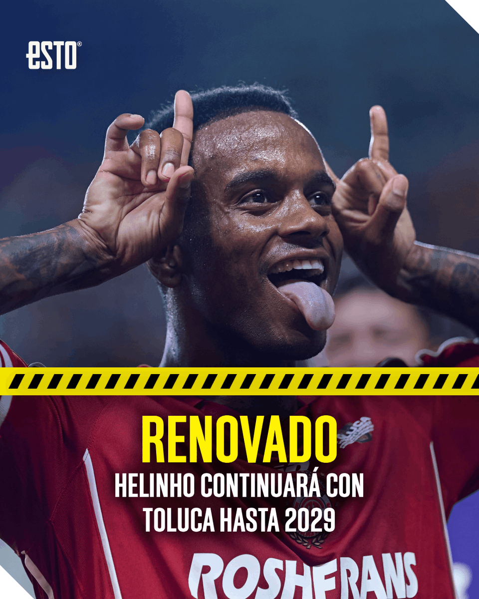 estoenlinea's tweet photo. PARA RATOOOOOOO.😈

Helinho seguirá con el conjunto de los Diablos Rojos del Toluca. Se anunció de manera oficial su renovación con el conjunto mexiquense hasta el 2029.

“Aprendí a amar este club, este espacio, a las personas, a la afición", expresó el brasileño. https://t.co/MgnovuUC7L