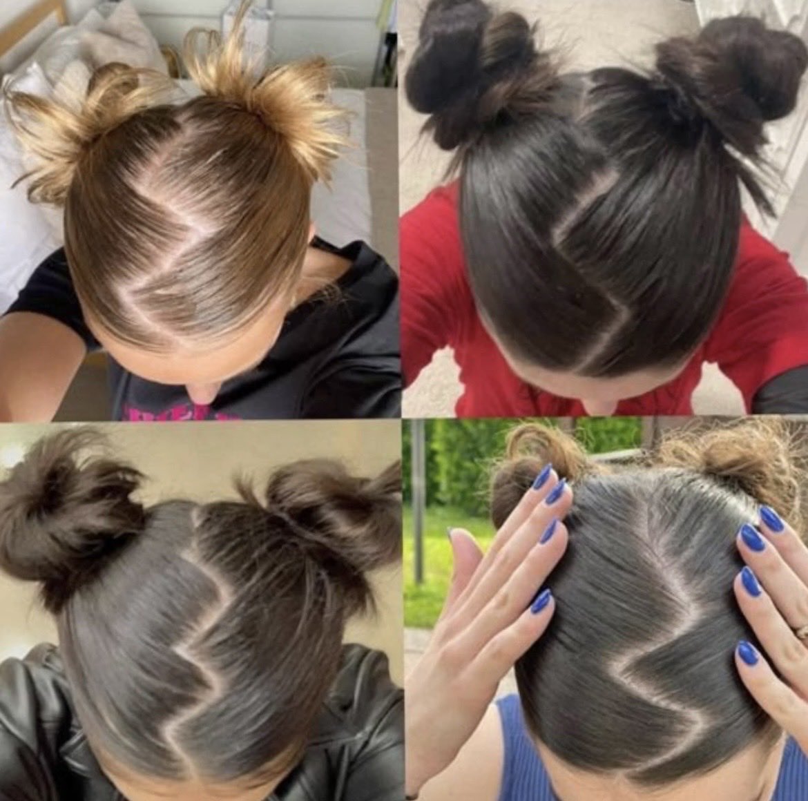 vikookj's tweet photo. Compartilhar minhas inspirações com vocês de penteado :)
as estrelinhas são para colocar no que eu escolher. 
Gostaram?? https://t.co/tN5JZQLedS