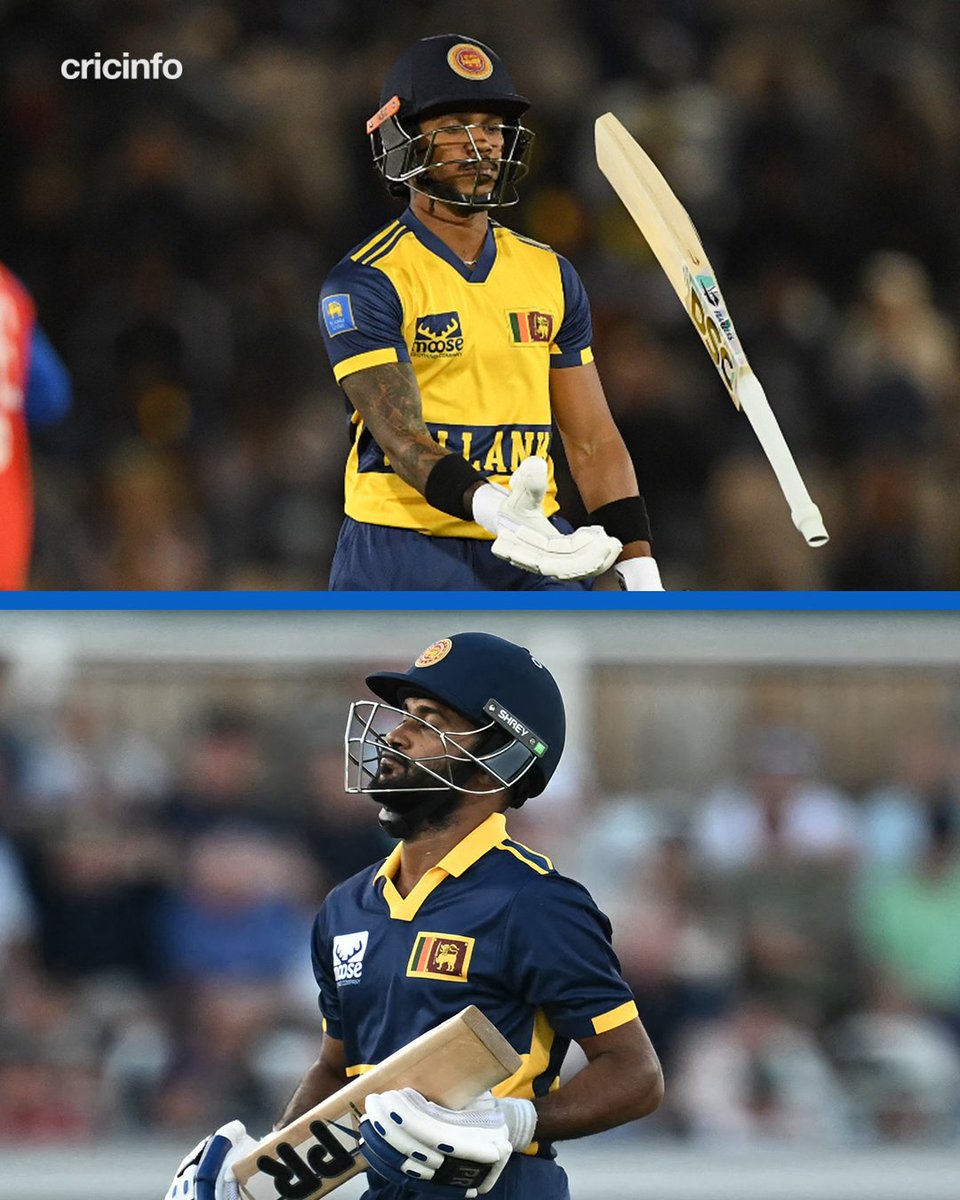 cricinfo's tweet photo. Sri Lanka's tour of England: 

❌ 1st T20I: Outplayed
❌ 2nd T20I: Outplayed
❌ 3rd T20I: Outplayed

❌ 1st ODI: Outplayed https://t.co/BepNLTHdeN