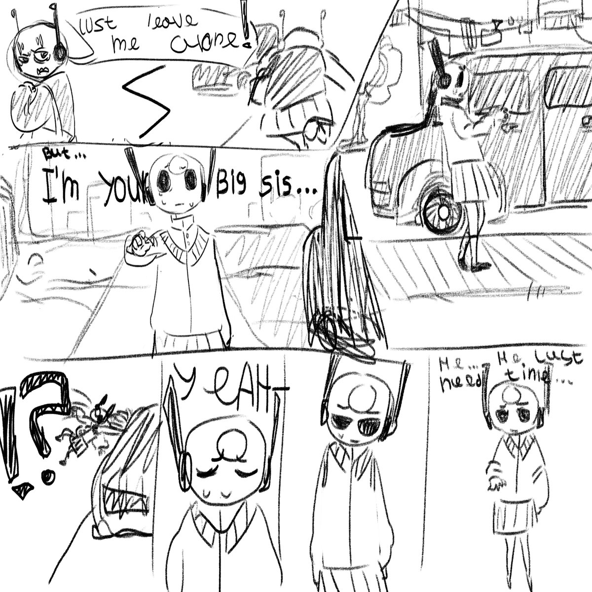 Kaswishper's tweet photo. I know I said I wouldn't draw for a couple of days, but I just NEEEEED to post this part of the comic
Moon Was kidnapped....... 😣
I actually need to do more chapters of comic https://t.co/5k7MkCNkrh