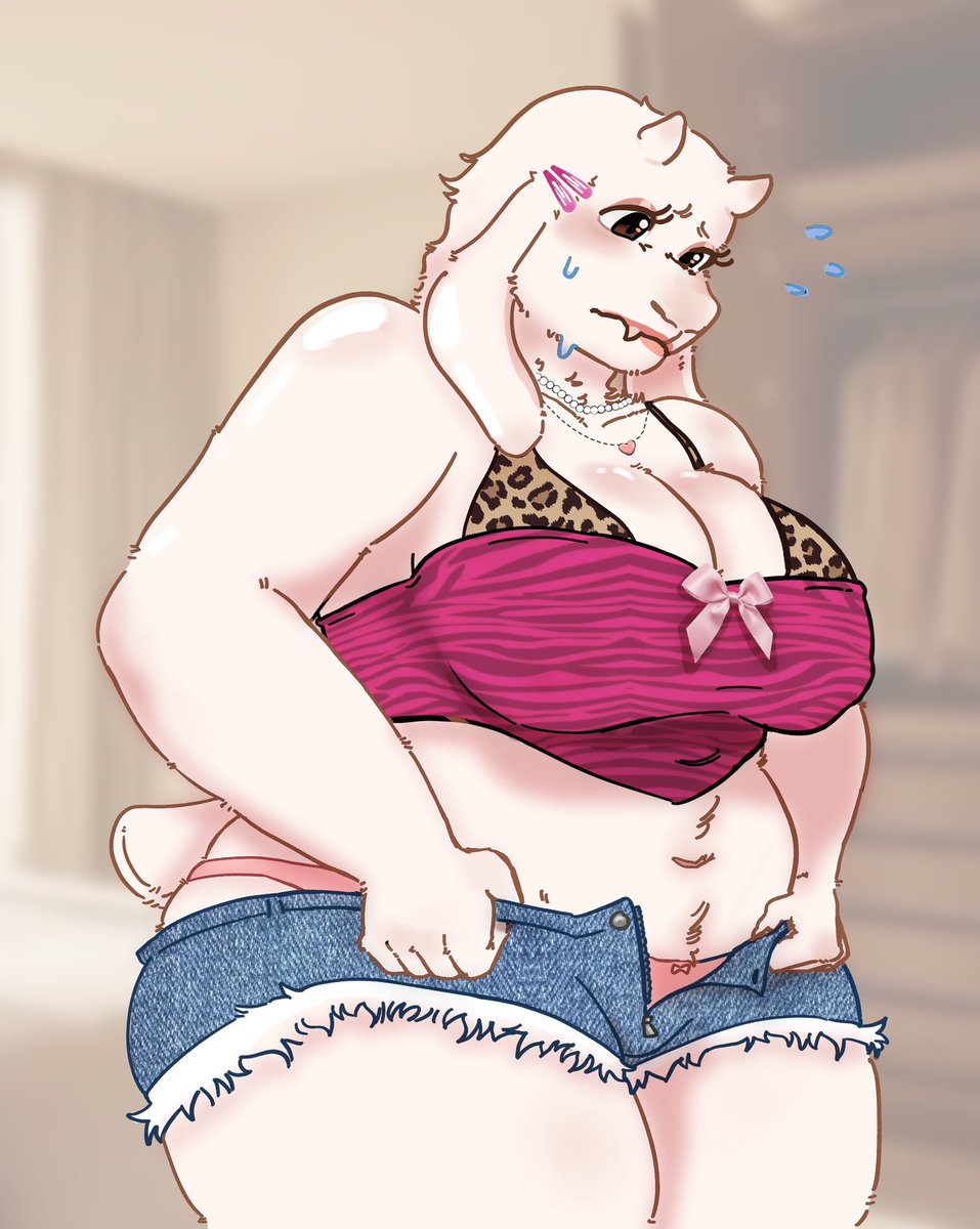 cowwymess's tweet photo. Toriel in Gyaru (kinda) 

#undertaleㅤ https://t.co/uyg4jmufH4