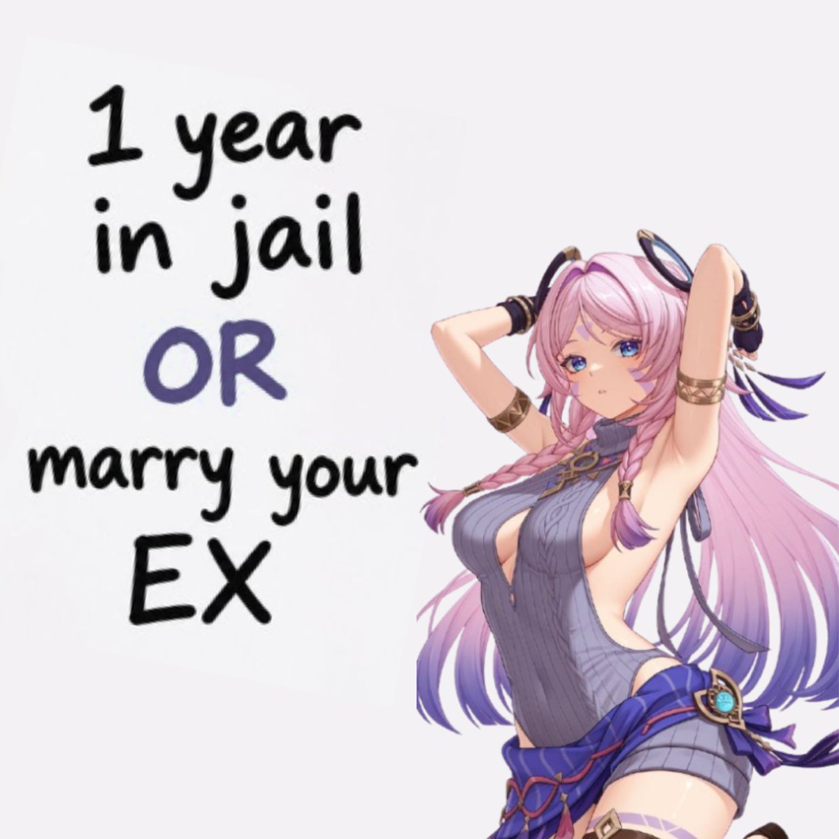billieadam_'s tweet photo. prison for a year or your ex for life?😭 https://t.co/S4yAxmn462
