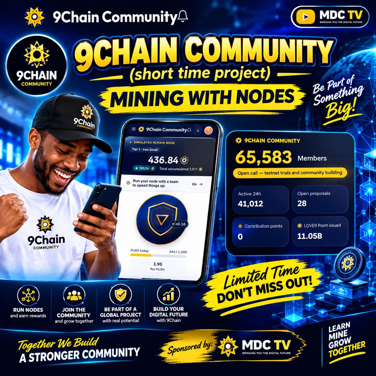 GidanGilas's tweet photo. MINE LOVE9 POINT AUTOMATIC ON 9CHAIN PROJECT
Register Early 👇👇
https://t.co/iMhiA5gkBe
More Noice on 11 November
UPGRADE 1 to 33 level
International ranking competition
#9chaincommunity #love9 #nodeminingg #crypto #mininig https://t.co/WAGXCr9Rip
