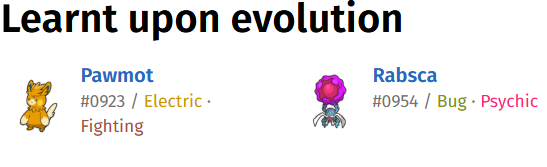 TelderNS's tweet photo. @Rhoady2000 so upon further inspection, it is also learned by the beetle. Thats more revives on the table assuming the pokemon aren't being helped by trainer items. https://t.co/HG6X6eqYUA