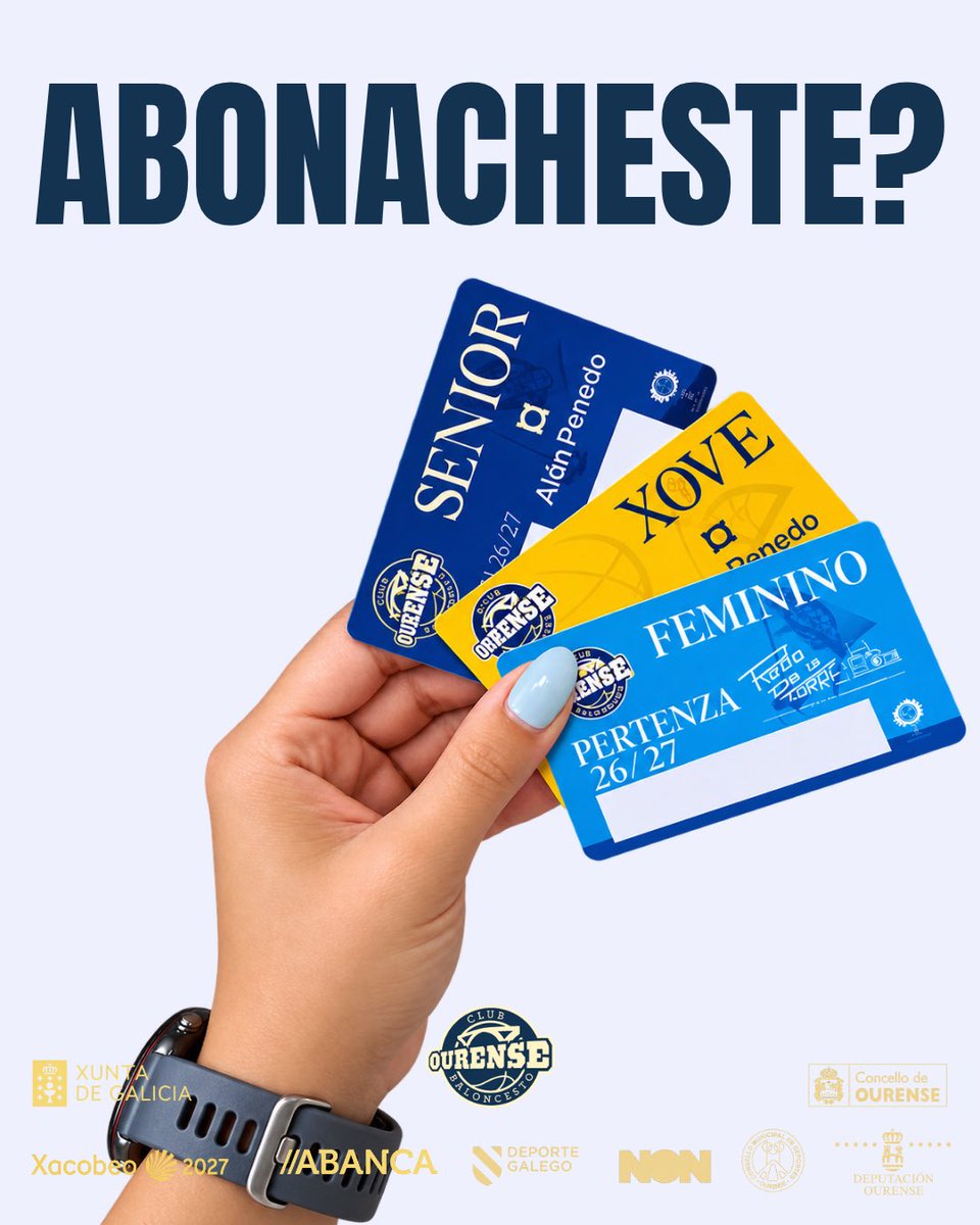COBSAD's tweet photo. Se non o fixeche a que esperas???
Abonate e vive o ambiente cobista en primeira persoa!!!
#ForzaCOB #Pertenza https://t.co/0iKJ5o5SJJ
