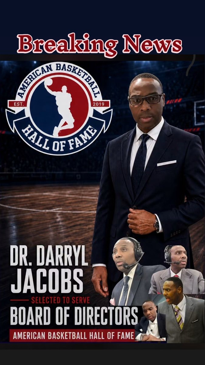 darryljacobs04's tweet photo. BREAKING NEWS!
Today, I am deeply honored and humbled to announce my appointment to the Board of Directors of the American Basketball Hall of Fame.
I look forward to serving on this distinguished board & preserving the history of the game.
#ABHOF #BASKETBALL #LEGENDS https://t.co/LGUNomCxcJ