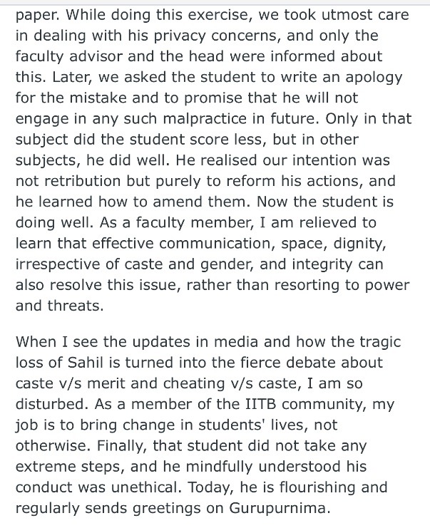 Suryakant_Waghm's tweet photo. Another colleague speaks up against Faculty Forum..

There is hope after all! https://t.co/dZasmIyXfg