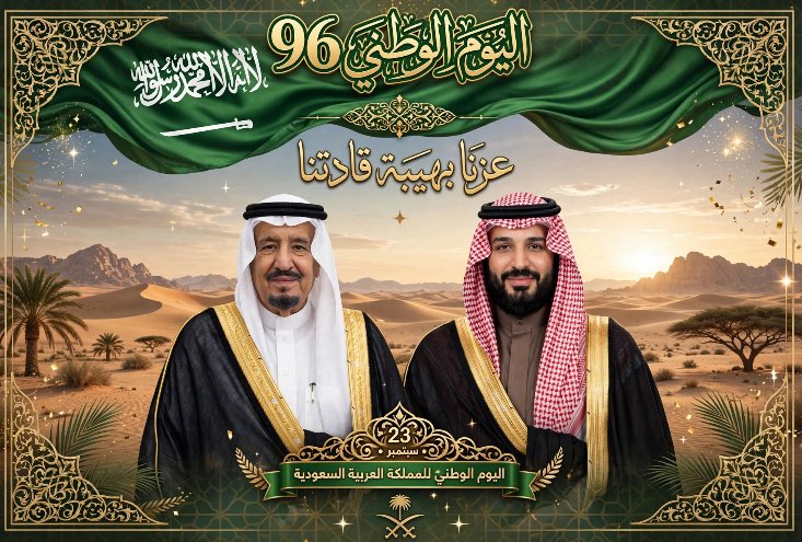 jahafonlain's tweet photo. بثبات الرؤية وعزيمة البناء 
نكتب قصة فخر لا تنتهي 
في وطن الشموخ
عزنا بيهبة قادتنا🇸🇦
#عزّنا_بطبعنا 
#عزنا_بطبعنا_اليوم_الوطني_السعودي_96_للجميع 
#اليوم_الوطني_السعودي_٩٦ 
#عزنا_برؤيتنا 
#عزنا_بأصالتنا 
#اليوم_الوطني_السعودي_نحو_القمة_96 https://t.co/VvrlybzLCh