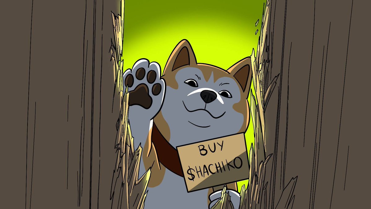 bigdeen65's tweet photo. @0x_Pr0mise The dog stayed loyal.
He's here to take upls to the moon 
Meet $Hachi... The meme with the Godcandle 

CA: 0xa53718A3B7B5Aa88265Efd7c0738e73FBaF8a775

#pons #ansem #basecat #cashcat #useless #pepe $SHIB @Godfatherofethh @HACHIKOinu_RBH https://t.co/PMPqFEXUK8